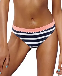 Женские классические полосатые бикини-трусики LASCANA, синий
