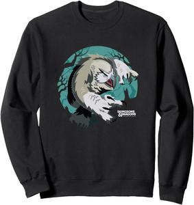 Толстовка с логотипом Dungeons & Dragons Owlbear Monster Woods, черная