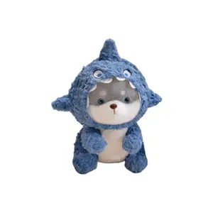 Мягкая игрушка щенок акула, высота 37см/47см Fluffy bear