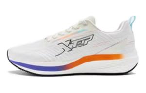 XTEP Прочные дышащие низкие повседневные беговые кроссовки мужские бело-оранжевые, цвет White Orange