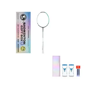 LINING Halberd 6000 ракетка для бадминтона, тип контроля универсальный, для защиты, профессиональная, 5U/G6, pearl white, light jade green