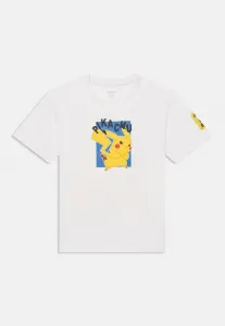 Футболка с принтом покемонов nkmjeb Name It, Brightwhite