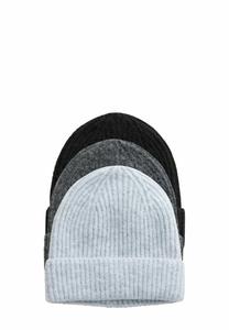 Шапка THE SET 3 PACK, Black/Grey Marl/Charcoal Grey/Black