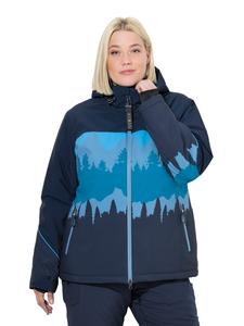 Ulla Popken Лыжная куртка темно-синего цвета