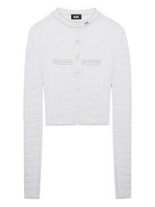 Кардиган GCDS Tennis, белый