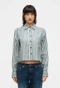 Классическая укороченная рубашка-блузка на пуговицах Closed, Royal Green