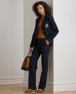 Прямые брюки, размеры 0P - 18 Lauren Ralph Lauren, Navy