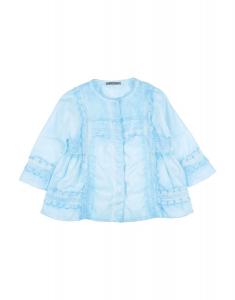 Тренч Ermanno Scervino Junior, небесно-голубой