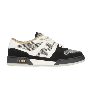 Кроссовки Fendi Match 'Black Houndstooth', черный
