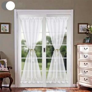 Шторы-жалюзи «Жасмин» с узором из прозрачной вуали 300см х 175см Qelus, белый