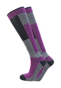 Лыжные носки Corsicana в практичной упаковке по 2 штуки WHISTLER, цвет Dark Purple