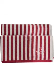 Полотенце с вышитым логотипом Soho Home, красный