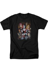 Футболка с коротким рукавом для взрослых Batman Bad Girls Gildan, черный