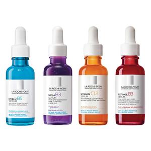 Набор сывороток LIFUQUAN с четырьмя эффектами: осветление, против морщин 30мл+30мл+30мл+30мл La Roche-Posay