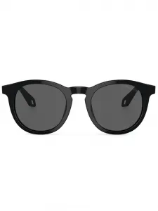 Солнцезащитные очки в круглой оправе Giorgio Armani, черный