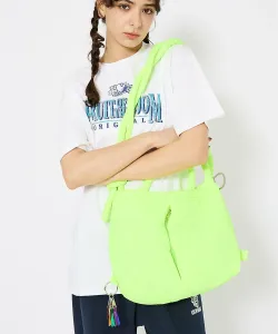 Пуф кинчаку C25003 Двусторонняя сумка на шнурке Abahouse Lastword, цвет Lime