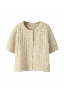 Кардиган Name it KURZARM, Peyote Melange/Off-White