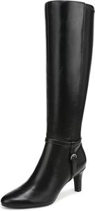 Женские модные сапоги LifeStride Galant, Black Faux Leather