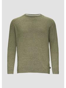 Вязаный свитер цвета 78W1_оливковый зеленый s.Oliver