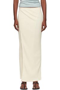 Baserange Длинная юбка-макси цвета слоновой кости