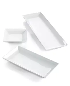 Вложенные сервировочные подносы Marc, набор из 3 штук, эксклюзивно в Macy's The Cellar, white