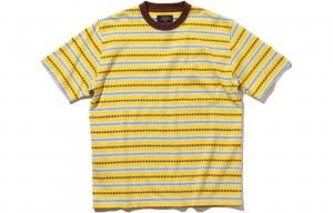 Футболка Plus в полоску Beams, желтый