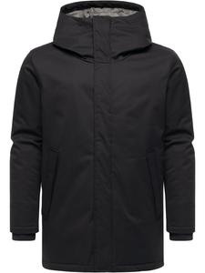 Ragwear Короткое пальто из паркановой саржи YOUMODO черного цвета