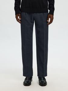 SELECTED Брюки с защипами Regular в цвете Navy