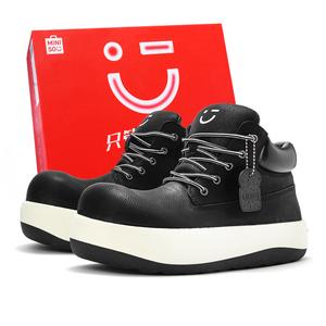 MINISO Повседневные туфли средней высоты унисекс, черные