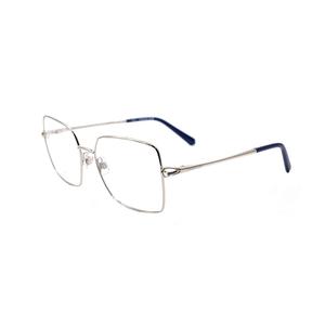 Swarovski Квадратная оправа для очков из сплава, Silver