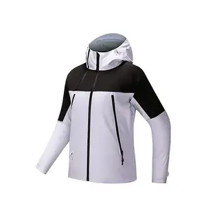 ANTA Куртка ветровка женская, Snowflake White/Night Black