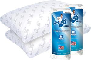 MyPillow Подушка MyPillow Premium с боковой вставкой для сна A) 2 Pack Medium