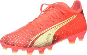 Футбольные бутсы Puma Mens Ultra Match FG, черный/красный