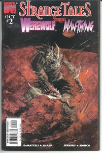 Strange Tales October 1998 (Vol. 1, No. 2) Comic Book starring Man-Thing and Werewolf by Night (Werewolf Cover) (Marvel Comics)