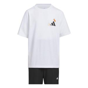 Adidas Повседневная спортивная одежда white black для детей 3-7 лет
