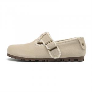 Повседневные туфли-лодочки 1,5 см JOSINY цвета экрю/хаки