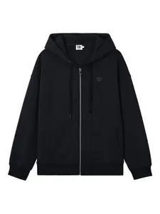 Худи на молнии с логотипом B+Ab, черный