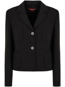Однобортный пиджак Max Mara, черный