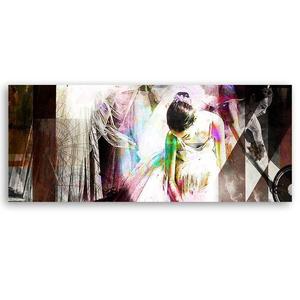 Картина арт-принт KUNSTLOFT Ballet Dreamscape, 90x30x4 см, многоцветный