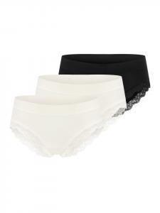Schiesser Трусы Brazil Slip Unique Cotton in Off-white / schwarz