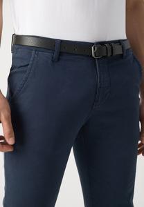 Брюки из парусины Classic Belt Lindbergh, темно-синие