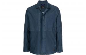 Рубашка с длинным рукавом и нагрудным карманом Paul Smith, синий