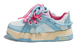 Кроссовки WARRIOR Skateboarding Shoes Women's Low-top Blue, голубой