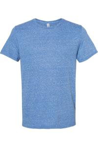 Футболка JERZEES Snow Heather Jersey Crew, цвет royal