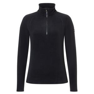 Флисовая куртка-полупильник Bogner Medita2 с молнией на четверть длины (женская), Black