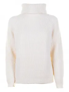 Водолазка в рубчик Cinque, белый