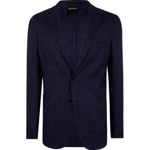 Ermenegildo Zegna Зегна шерстяной пиджак, Marine Blue