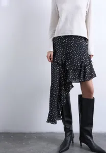 Юбка-Трапеция минна Topshop, Black