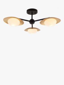 Потолочный светильник Rajka с тремя плафонами Bay Lighting, Bronze