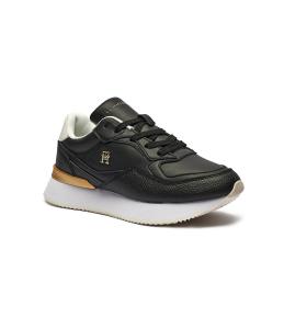 Кожаные кроссовки Tommy Hilfiger, черный